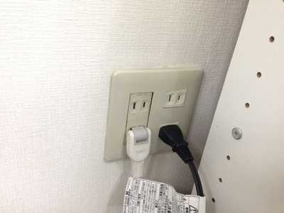 交換したコンセント