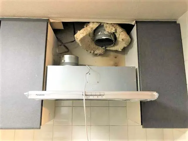 換気扇の取り外し