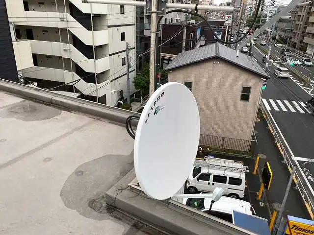 衛星の方向の確認